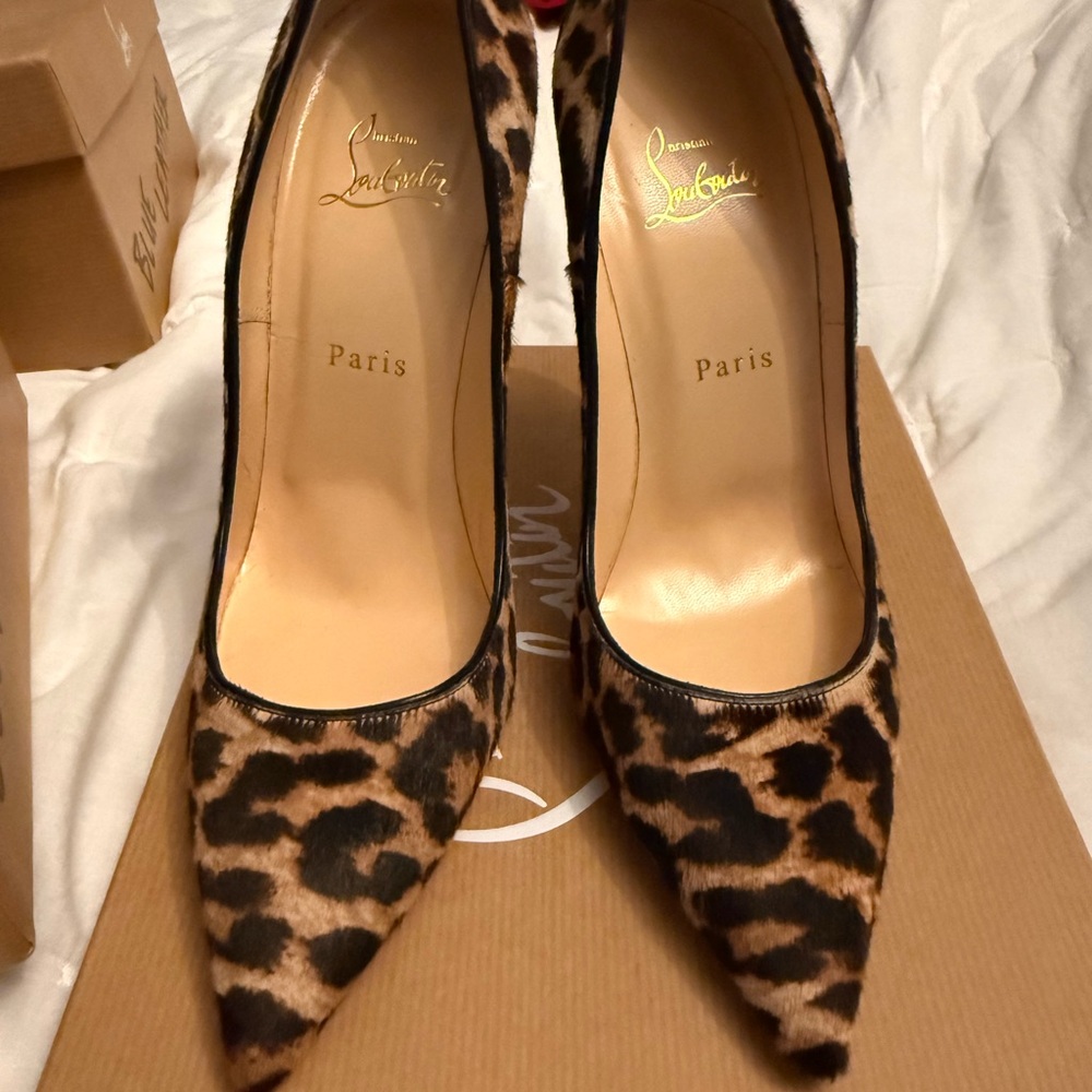 Christian Louboutin Leopard Print Heels